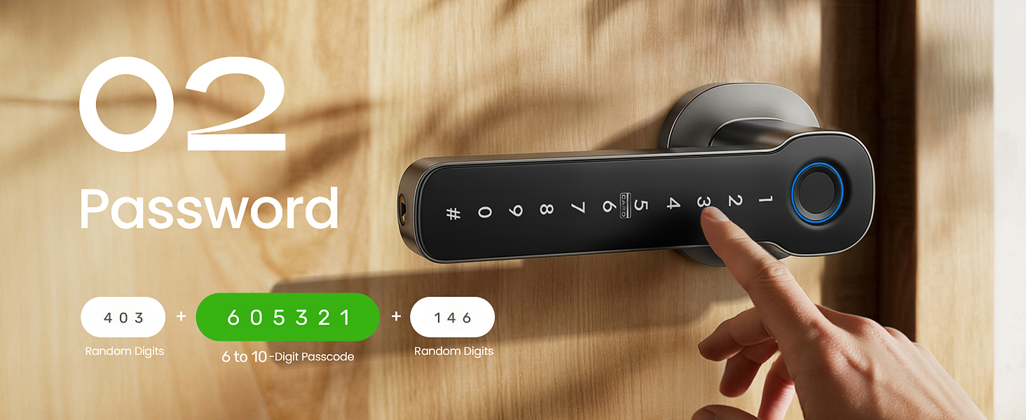 smart door lock fingerprint door lock