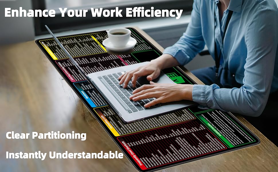 Giant PC Office Excel Desk Pad