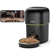 Yuposl 5G Rotating Smart Cat Camera Treat Dispenser,Automatic Cat Feeder with Camera,2-Way Audio,...