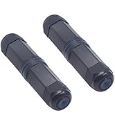 LEENUE Waterproof RJ45 Coupler IP67 CAT6 Waterproof RJ45 Connector POE Outdoor Ethernet Connector...