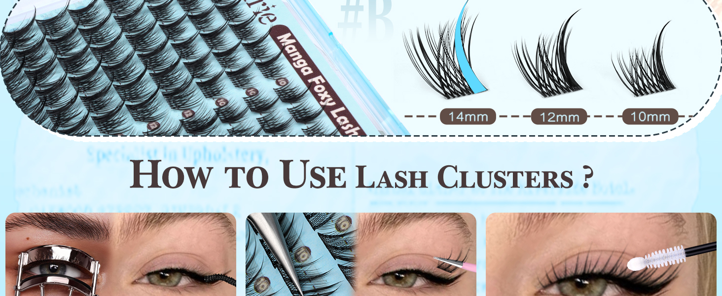 manga lash clusters