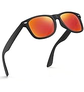 FEIDUSUN Sunglasses Men Polarized Sunglasses for Mens and Womens,Black Retro Sun Glasses Driving ...