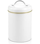 Wagrvuy Farmhouse Coffee Canister Storage Container, 42 Oz Vintage Coffee Bean Airtight Jar with ...