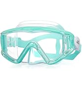 Kids Swim Mask - 180° Anti-Fog Swim Goggles for Child Snorkeling Diving Mask, Leak-Proof Kids Swi...