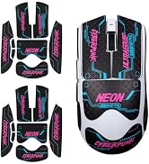 ULTRAEQUIP 2-Pack Cyberpunk-Neon Mouse Grip Tape for Viper V3 Pro / V4 Pro - 0.5mm Ultra-Thin Pre...