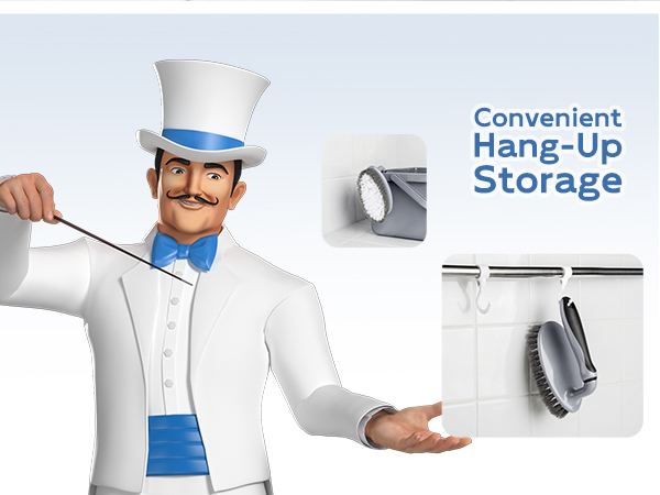 Convenient Hang-Up Storage
