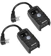 DEWENWILS Light Timer Outdoor Weatherproof, Countdown Photocell Sensor Timer with Electrical Grou...