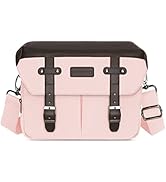 MOSISO Camera Case Crossbody Shoulder Messenger Bag, DSLR/SLR/Mirrorless Photography Vintage PU L...