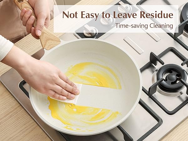 ceramic nonstick frying pan with lid