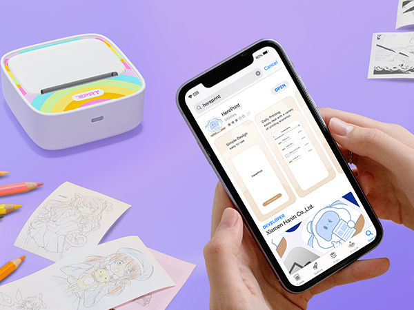 mini sticker machine