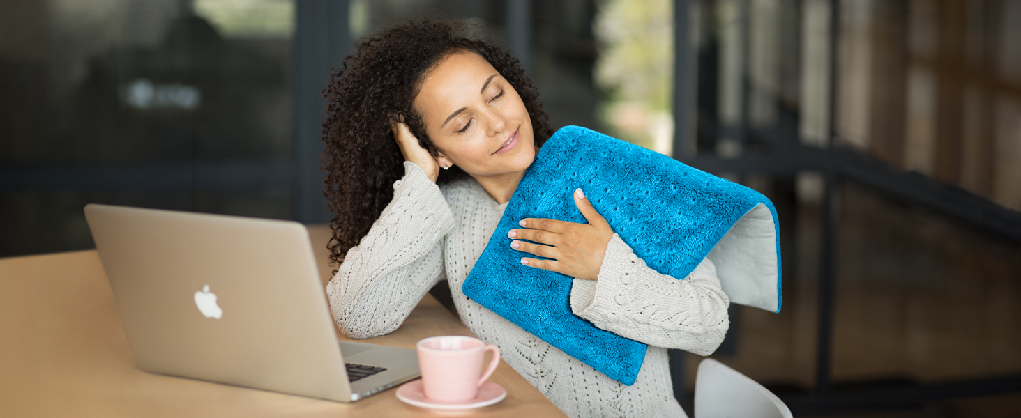 King Size Heating Pad for Back Pain &amp; Cramps Relief, FSA HSA Eligible