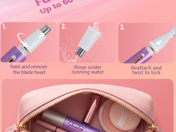 Mendaping 2026 Rechargeable Nose and Ear Hair Trimmer With LED Dispaly for Women Men