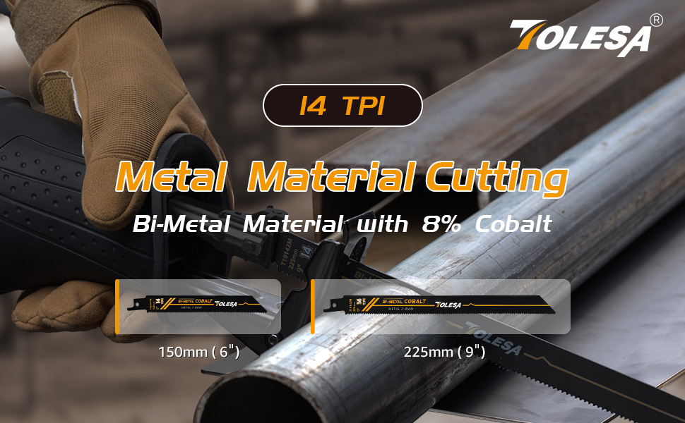 sawzall blade for cutting metal
