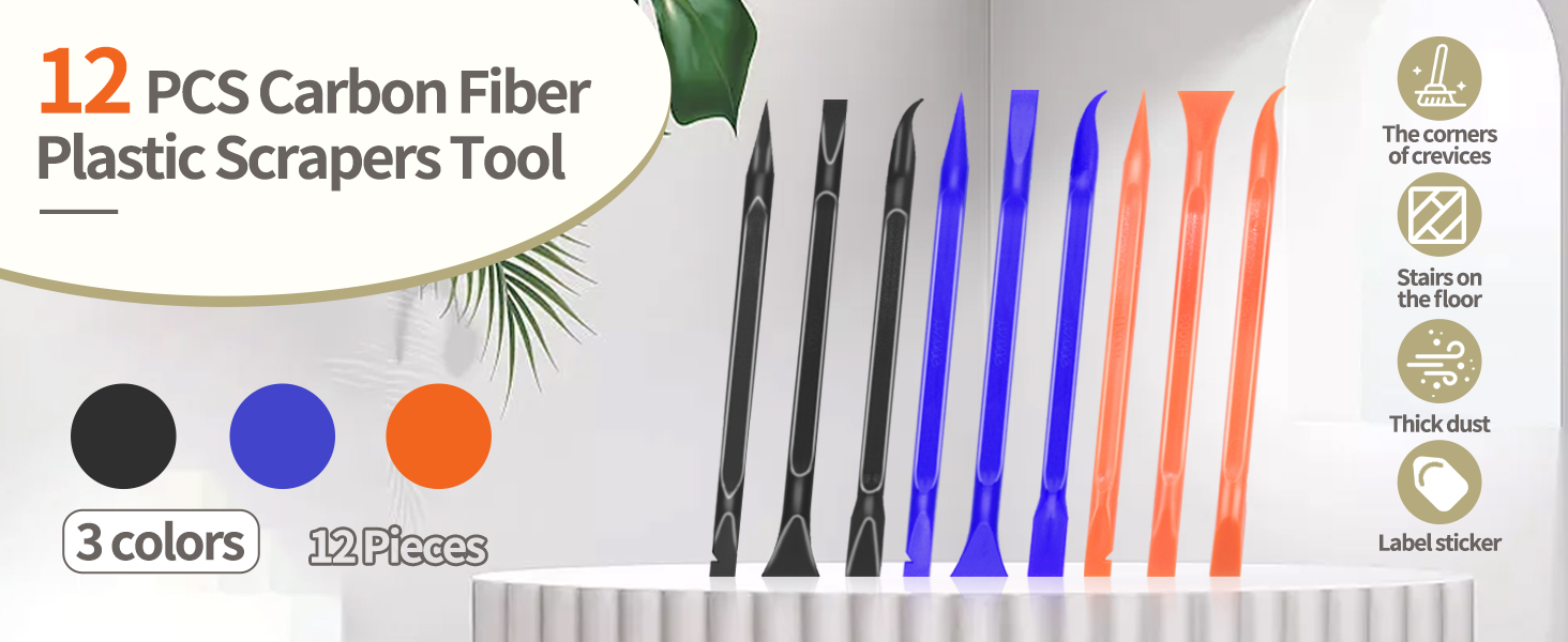 Carbon Fiber Plastic Scrapers Tool