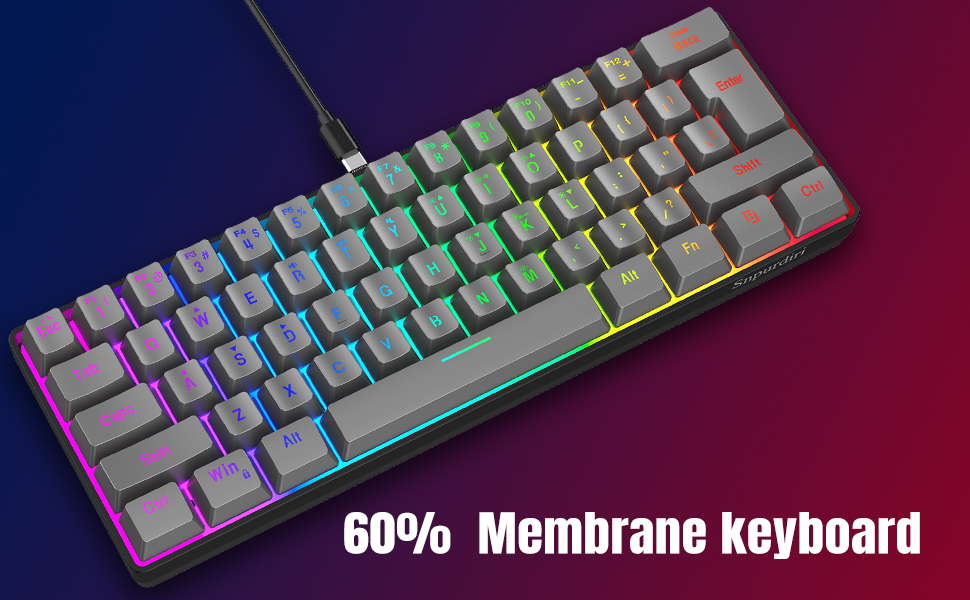 60% percent gaming keyboard