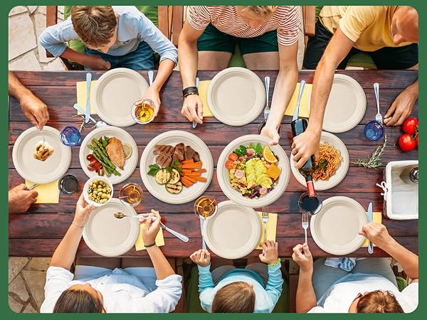 Compostable Paper Plates
