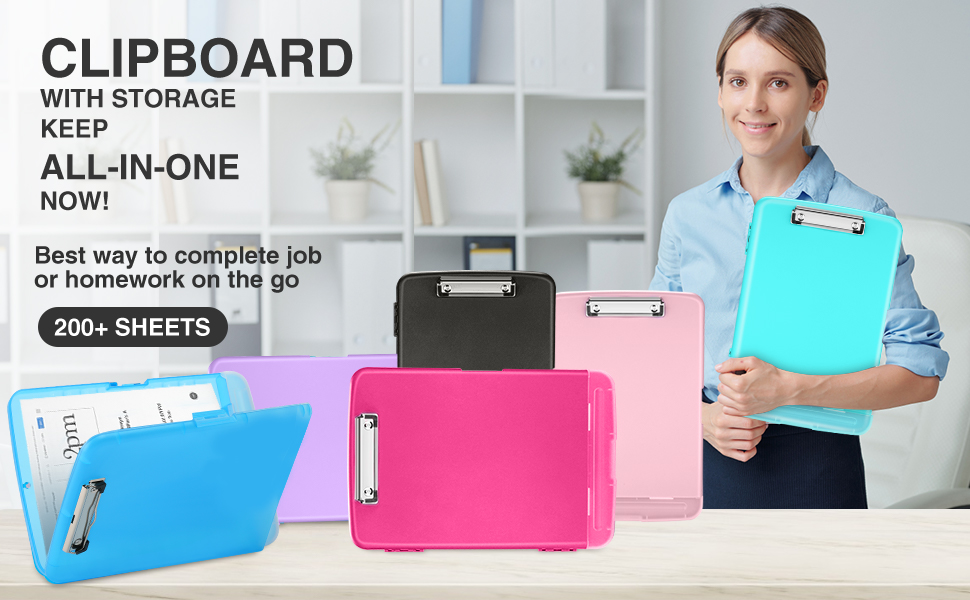 clipboard with storage