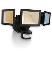 ALUSSO Motion Sensor Outdoor Lights, 40W 4000LM 3 Modes Flood Lights Outdoor Motion Sensor, 3CCT ...