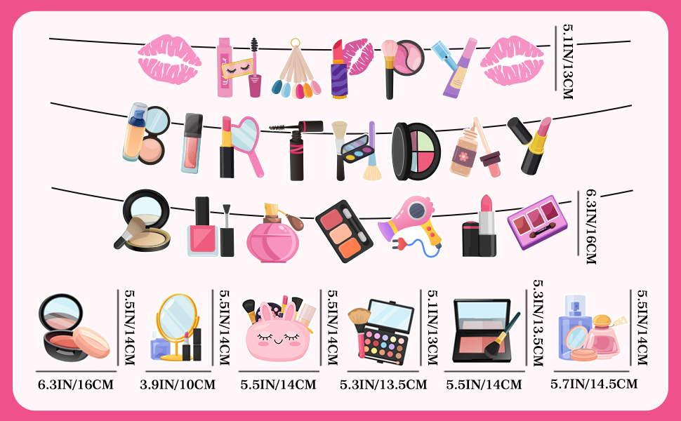 spa birthday party decorations