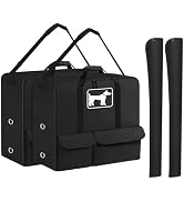 SIRUITON Dog Playpen Storage Bag Fits 24" H 8 Panels and 9 Stakes,Heavy Duty 600D Oxford Fabric D...