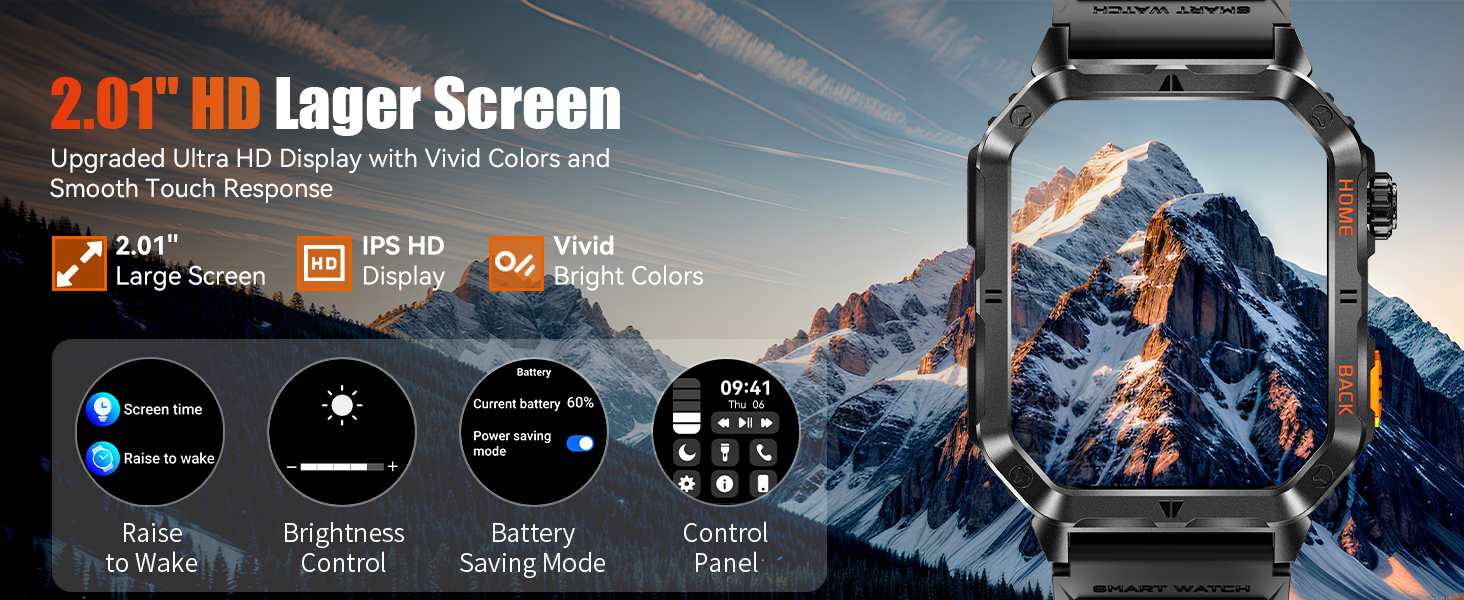2.01“ HD Lager Screen