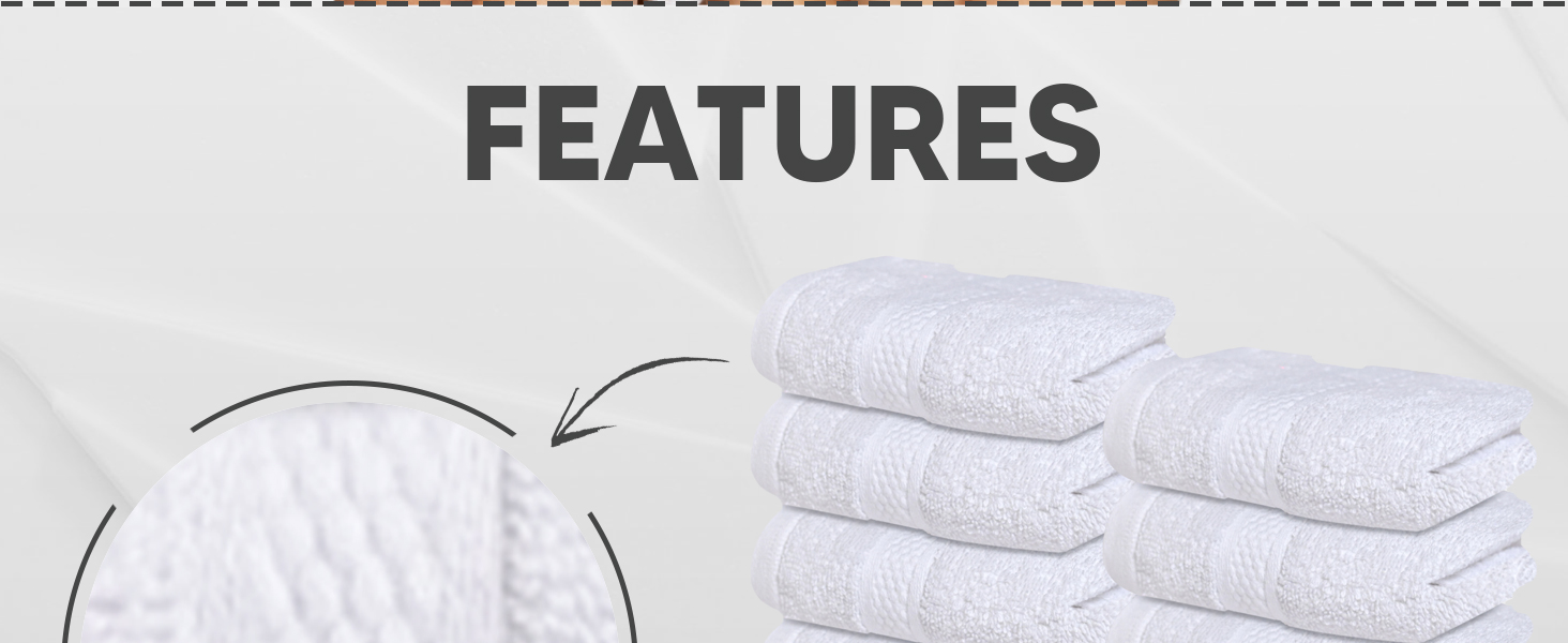 washcloths 12 pack