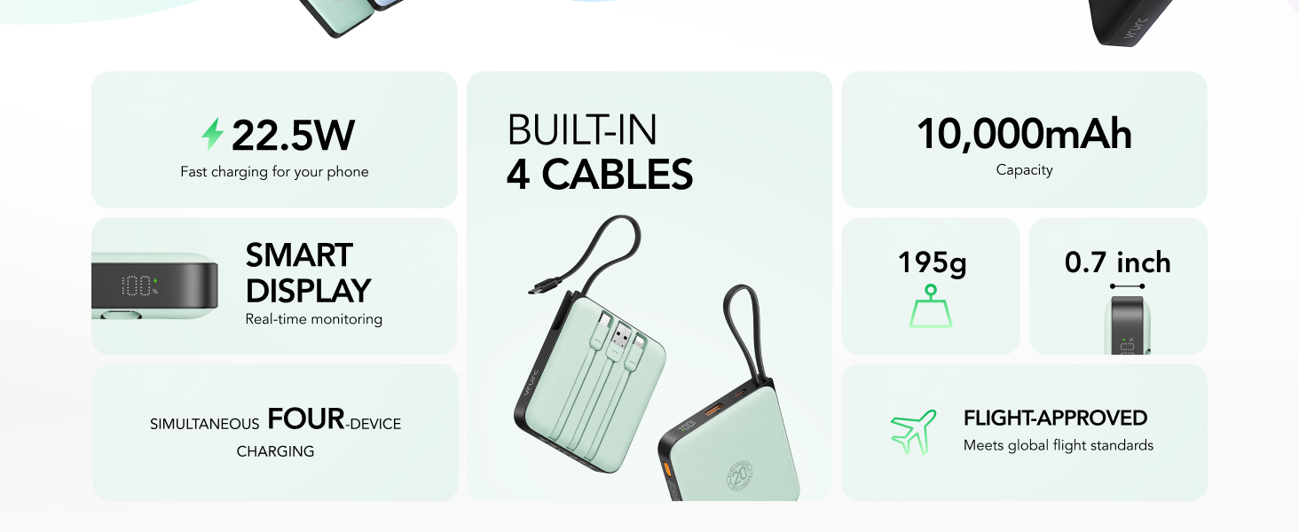 iphone portable charger fast charging