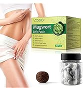 40pc Mugwort Navel Sticker-Natural Wormwood Essence Pills and Belly Sticker, Healthy Moxibustion ...