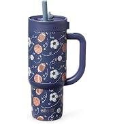 Ello Oasis 18oz Stainless Steel Kids Tumbler with Handle &amp; Retracting Straw, 100% Leakproof, Doub...