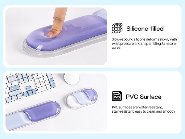 EPOMAKER CloudGel Wrist Rest for Keyboard and Mouse