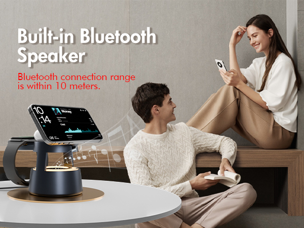 5 in 1 Magnetic Wireless Charger Bluetooth