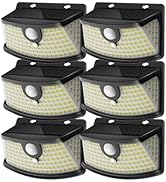 Aootek New Solar Motion Sensor Lights 120 LEDs with Lights Reflector,270° Wide Angle, IP65 Waterp...