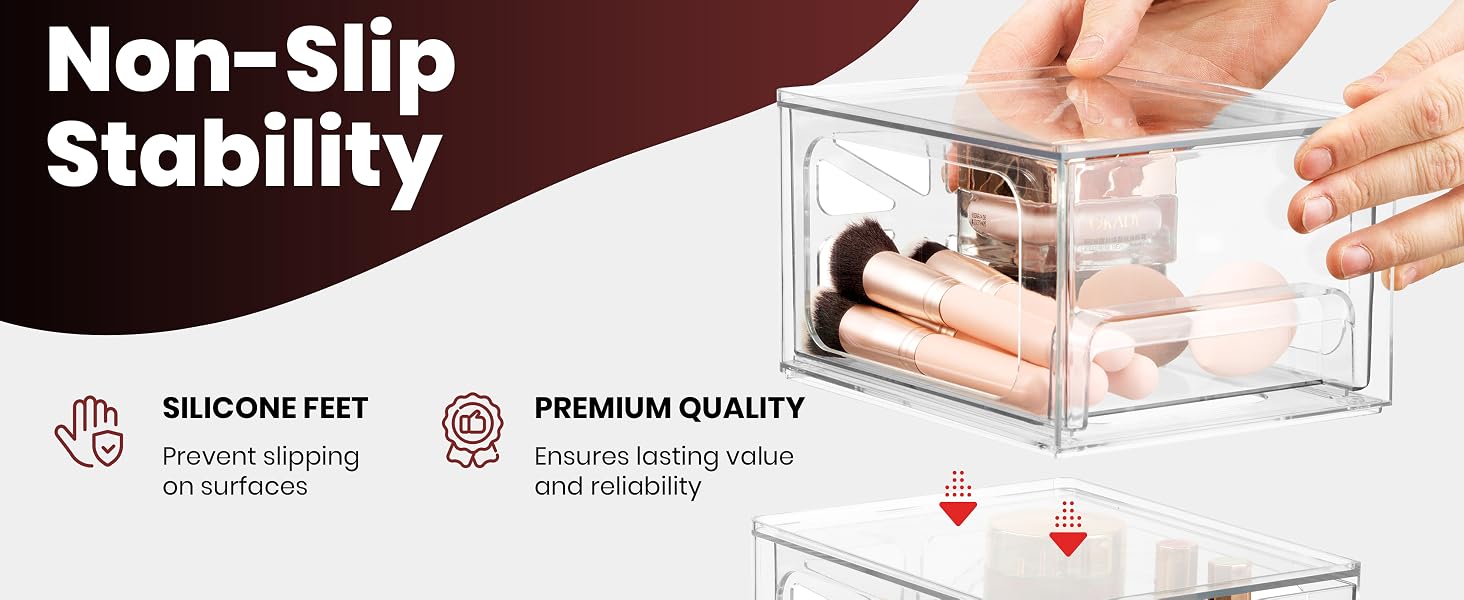 stackable drawer organizer