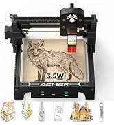 ACMER S1 Laser Engraver for Beginners, 3500mW Portable Laser Engraving Machine with 130x130mm Wor...