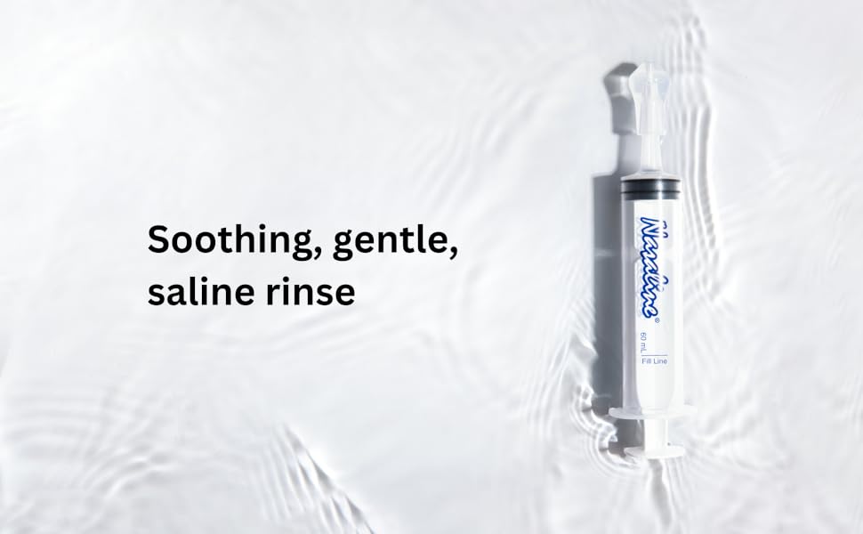 Soothing, gentle, saline rinse