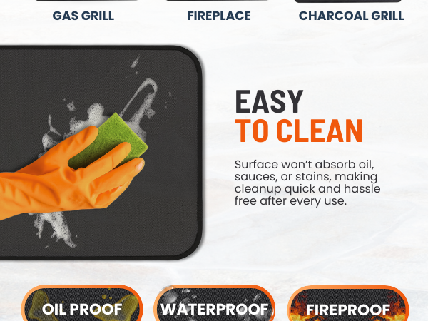 under grill mat