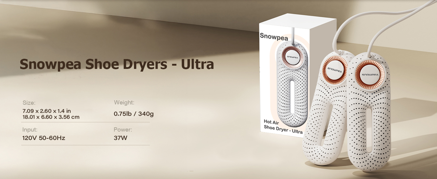 SNOWPEA shoe dryer specifications - PC