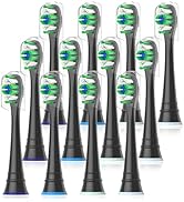 Replacement Toothbrush Heads Compatible with AquaSonic Black Series Vibe Series Duo Pro Elite Ser...