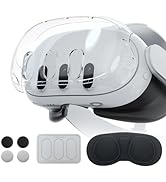 DUXICEPIN Accessories for Meta Quest 3, Protective Shell Cover for Oculus Quest 3, VR Accessories...