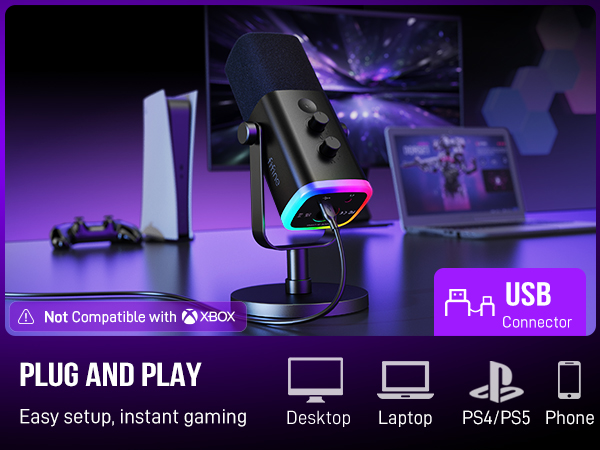 USB gaming microphone
