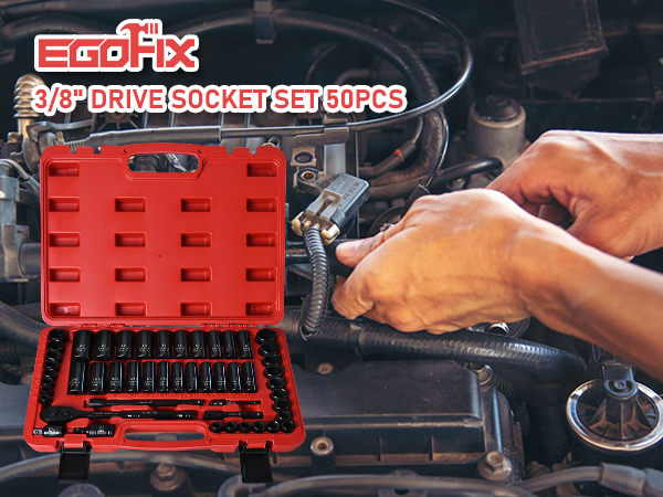 EGOFIX 50PCS Socket Set