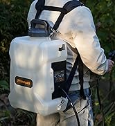 3Gallon Lawn Garden Sprayer Compatible with Dewalt 20V Battery, Backpack Pump Sprayer w/ 2.0Ah Ba...