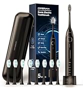 Operan Electric Toothbrush for Adults and Kids Rechargeable Sonic Toothbrush with 5 Modes 2-Min S...