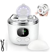 Lucidora Pro 3-in-1 Electric Nail Clipper with 2.5X Magnifier &amp; LED Light, Dual Interchangeable H...