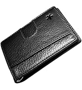 Swear Brands Full Grain Leather Wallet with RFID Blocking &amp; Money Clip - Minimalist Bifold Wallet...