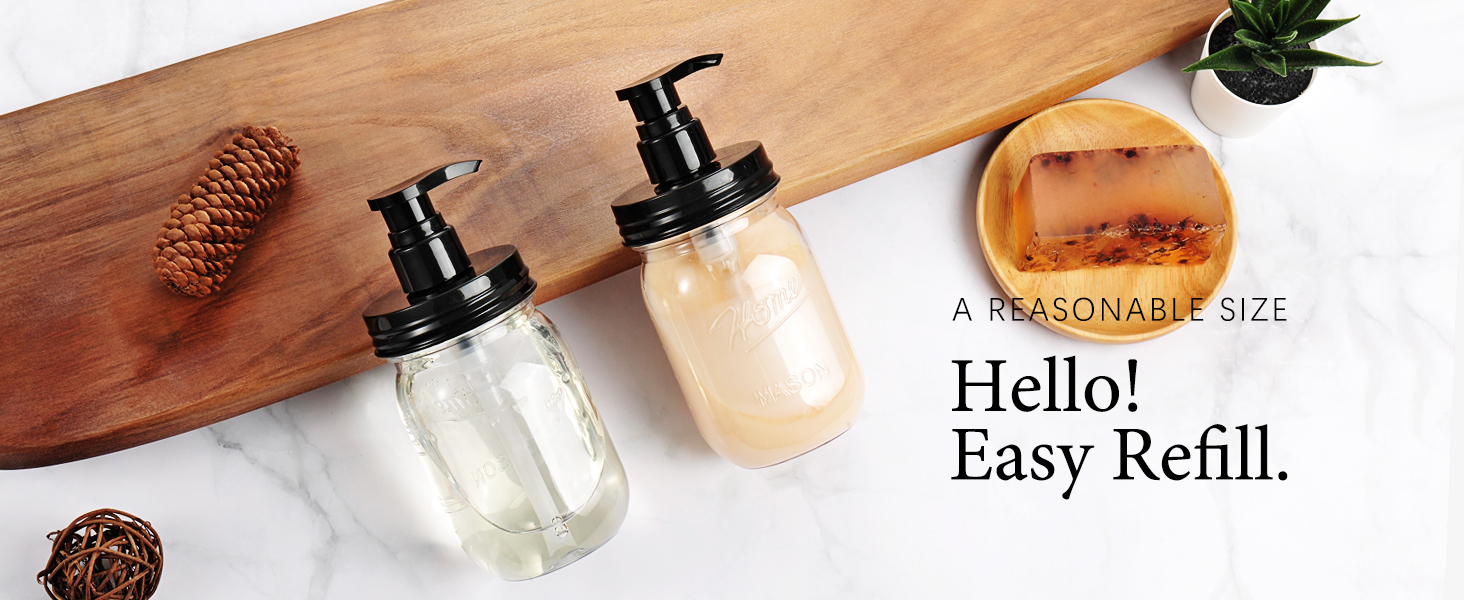 heavy duty soap despenser set
