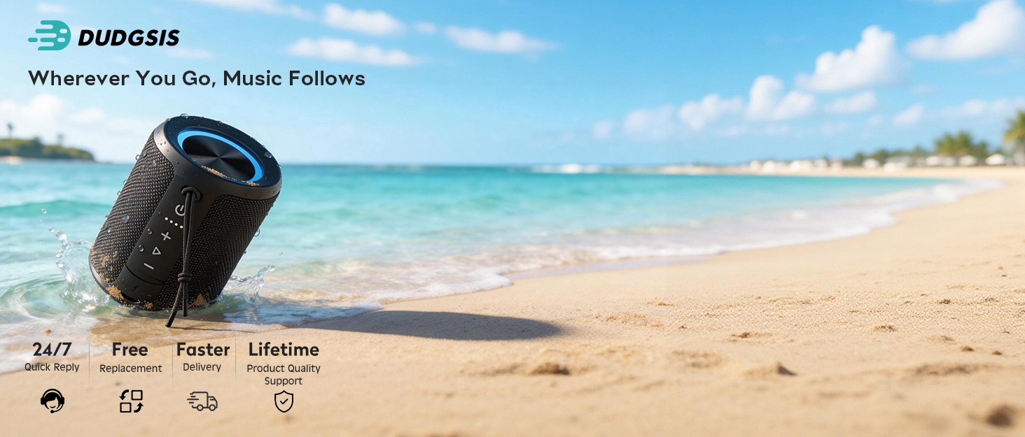 small wireless Bluetooth speaker