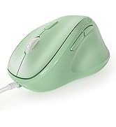 Micropack Ergonomic Mouse Wired for Laptop, PC Computer and Desktop, Ergo Mouse Vertical with Sil...