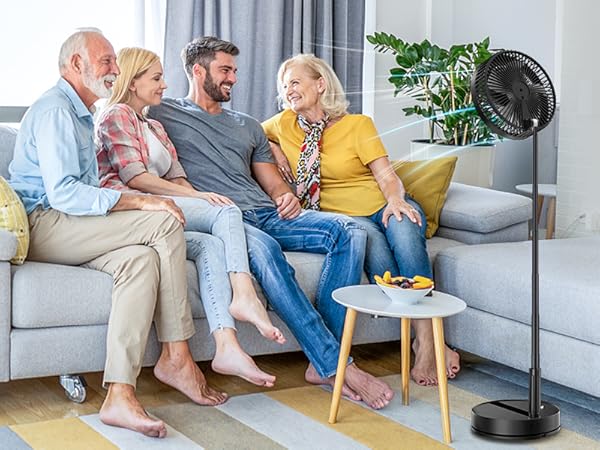 fan for bedroom with remote