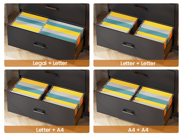 2 drawers file cabinet